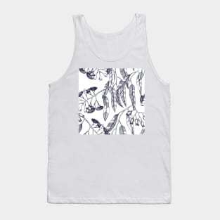 Botanical navy floral II Tank Top